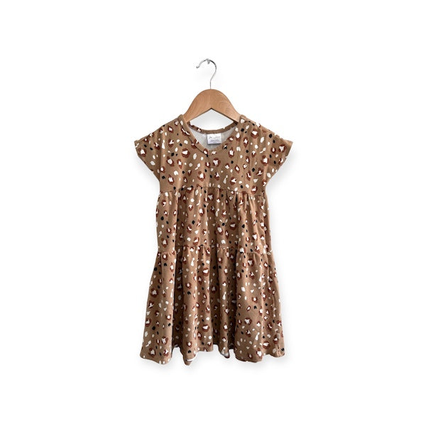 jax + lennon leopard dress 2/3T