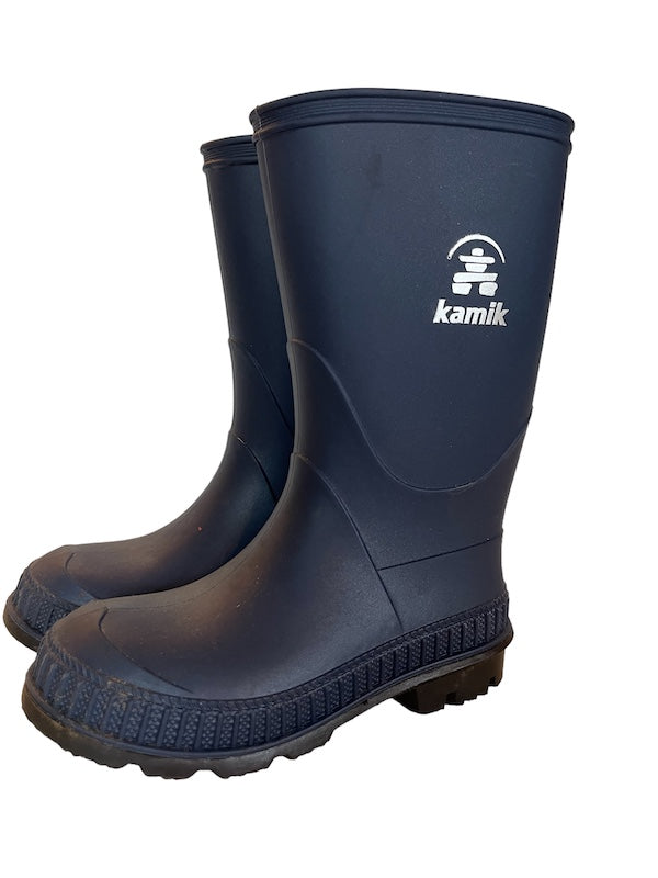 kamik navy rainboots toddler size 9