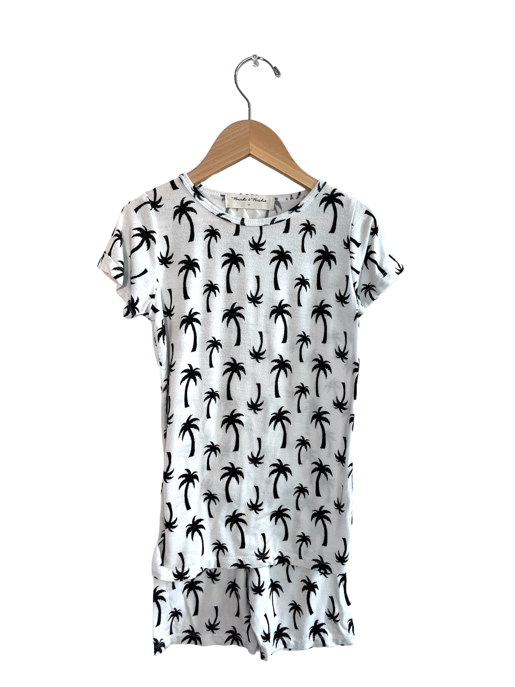 bambi & birdie black palm PJ set 5T PLAY