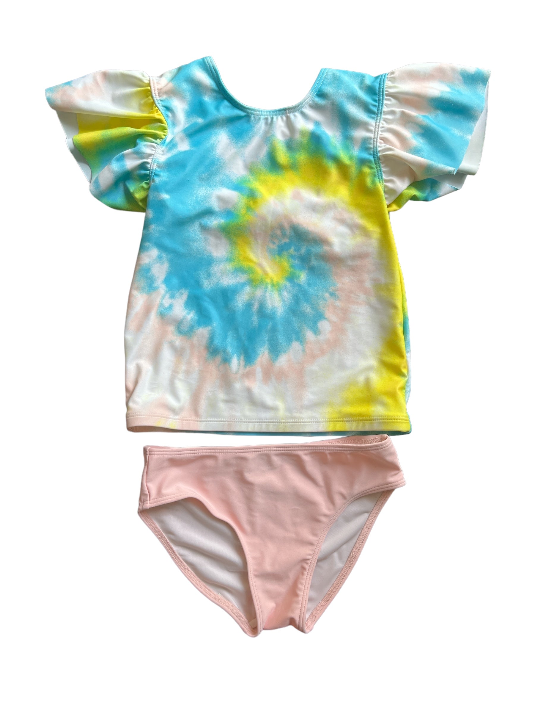 harper canyon tie dye 2 piece swim suit 6Y