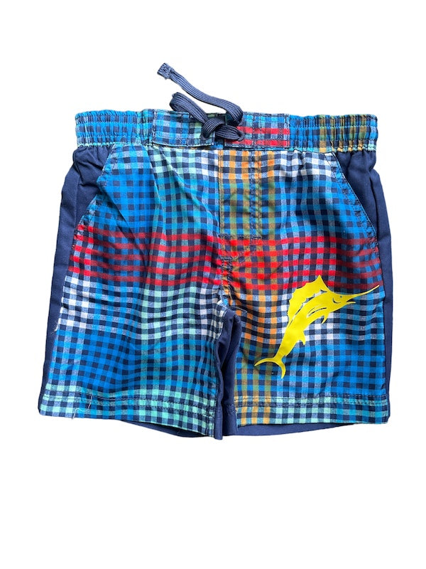 tommy bahama plaid swim trunks 3T