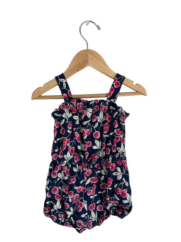 baby gap cherry romper 12-18m