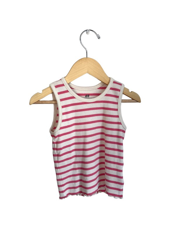 h&m ribbed tank 4T