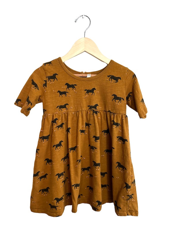 Rylee + Cru Finn Dress - Wild Horses 4T