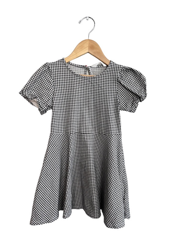 h&m houndstooth dress 4T