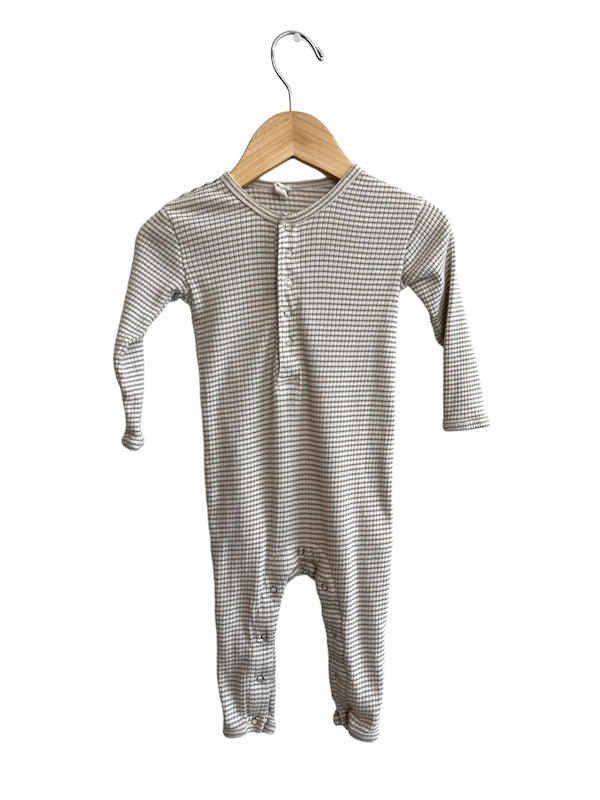 quincy mae stripe sleeper 6-12m