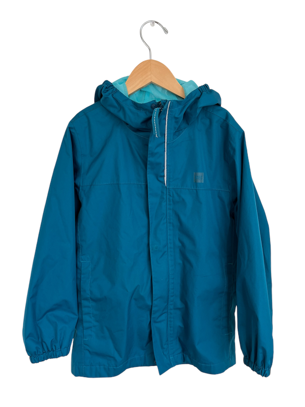 MEC turquoise rain shell 7Y