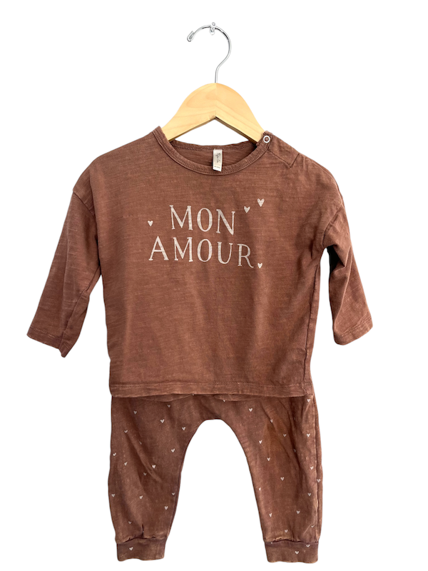 rylee + cru mon amour set 6-12m