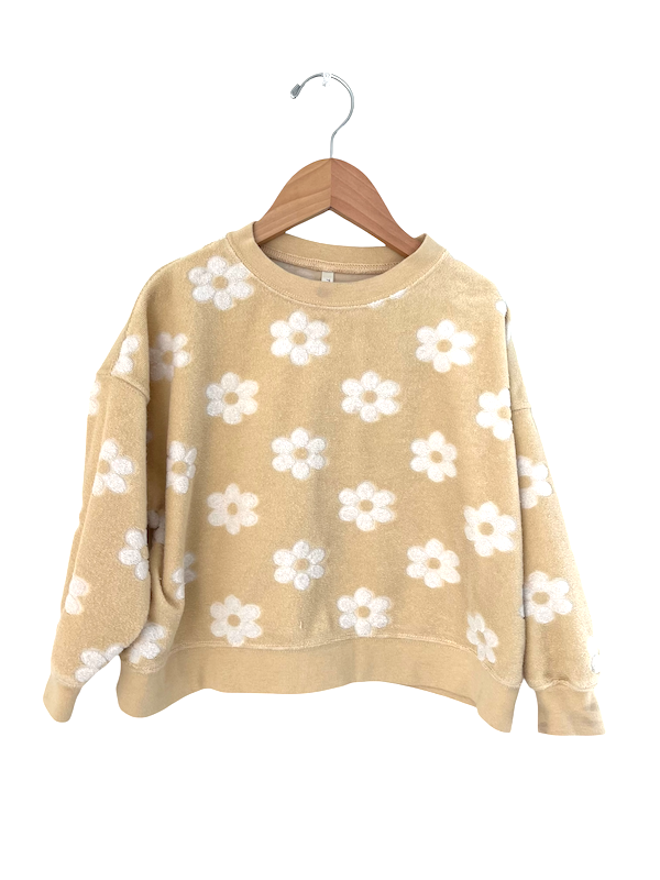 rylee + cru boxy pullover daisy 4/5T PLAY