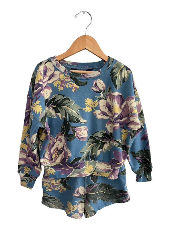 Ralph Lauren floral sweat set 4T