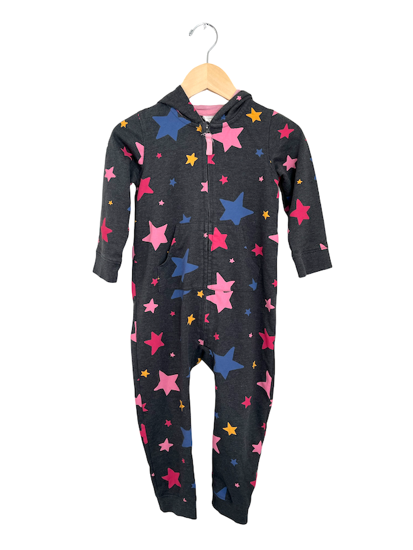 H&M star zip up romper 2T