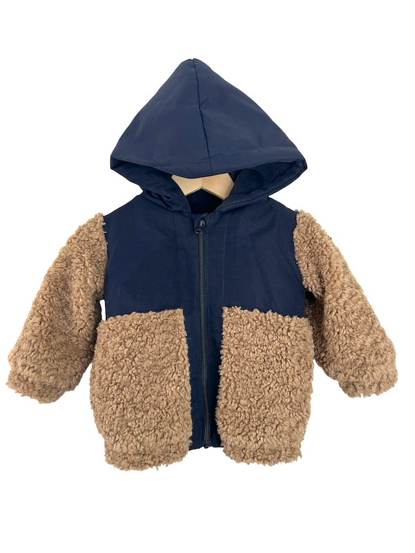 miles the label sherpa jacket 18-24m