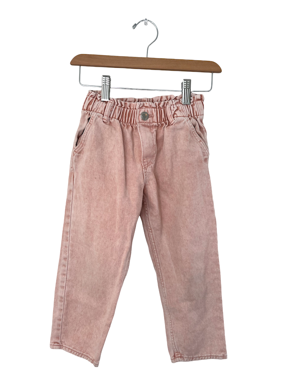 h&m pink acid wash jeans 4T