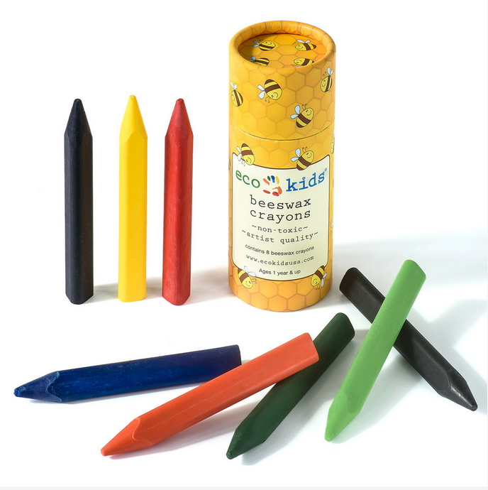eco kids beeswax crayons