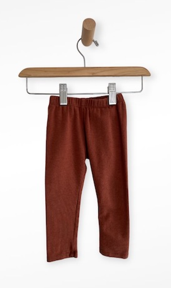 jax + lennon rustic brown leggings 6-12m