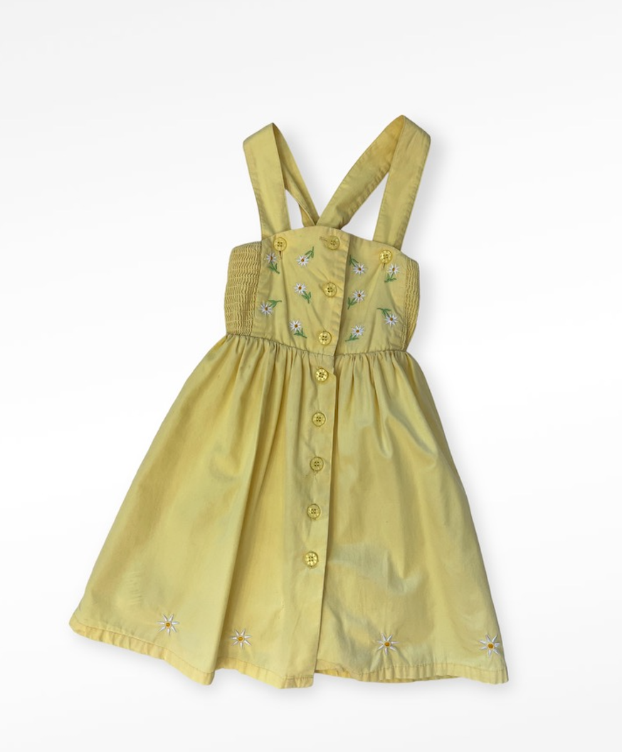 laura ashley yellow summer dress 2T