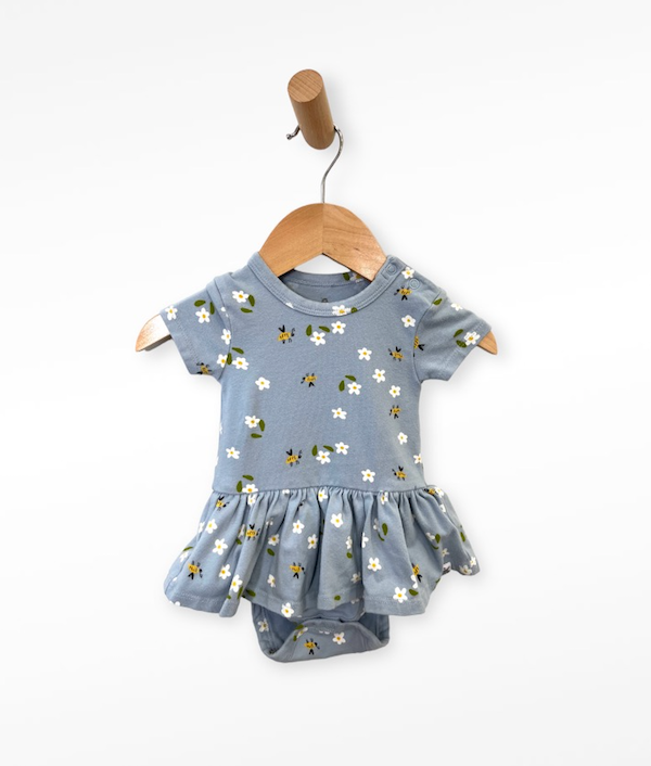 rise little earthling bee onesie 3-6m