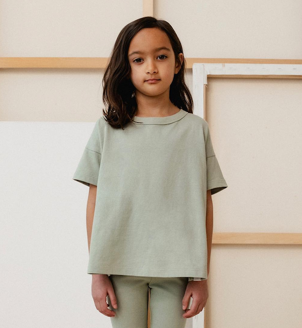 petit villains organic boxy shirt 4T