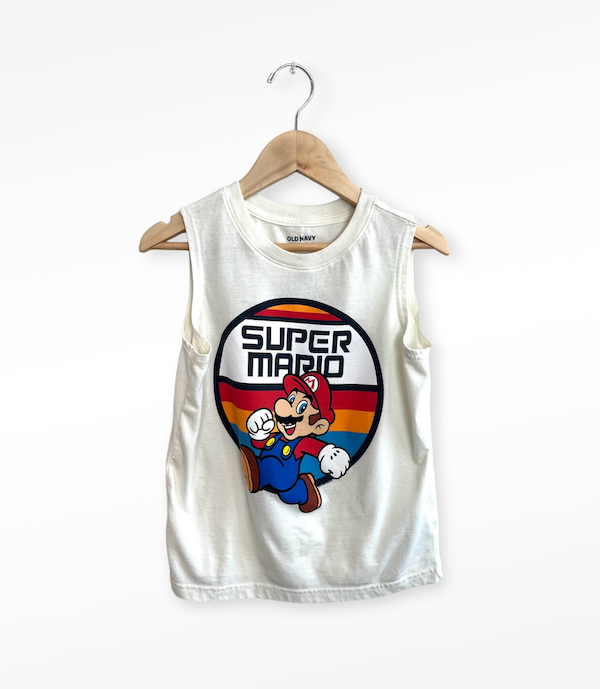 old navy super mario tank 6/7Y