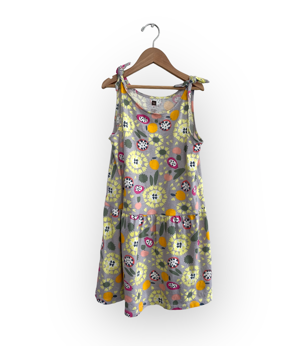 tea fruit strap dress 8Y