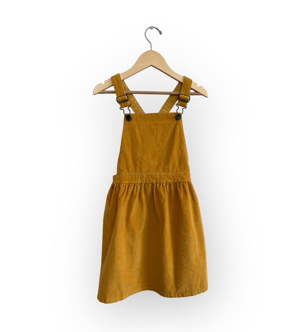 h&m cord apron dress 7Y