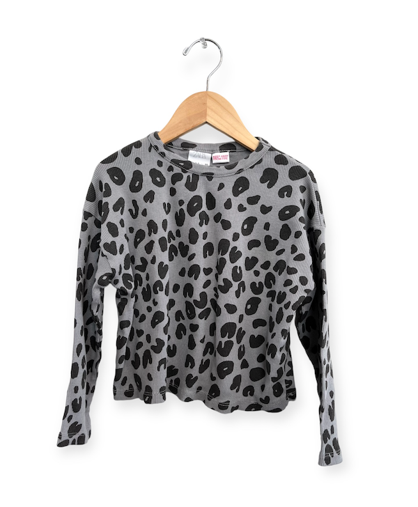 zara leopard shirt 2/3T