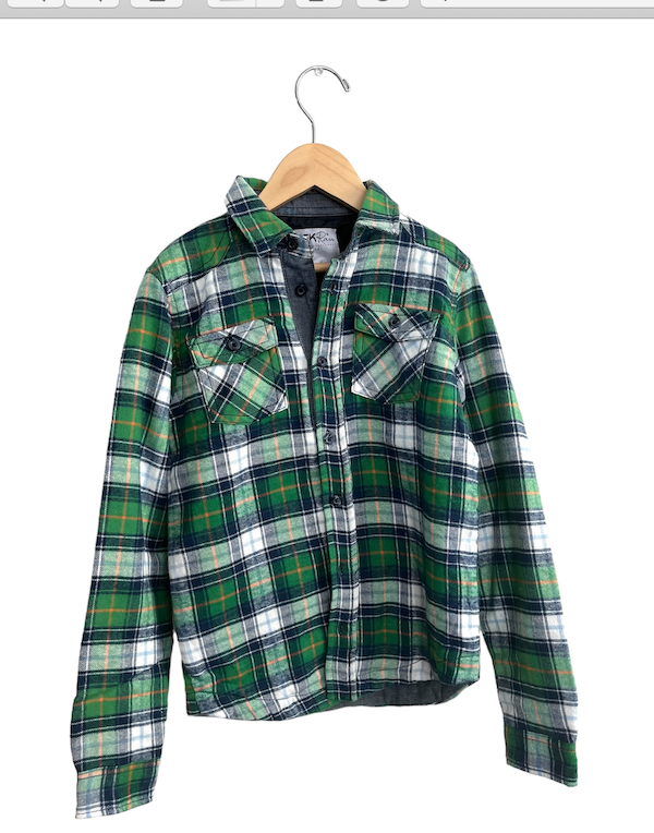 projek raw plaid jacket 7Y