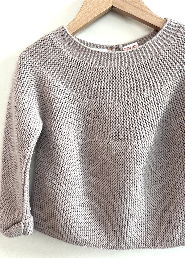 zara dusty mauve/rose knit sweater 12-18m