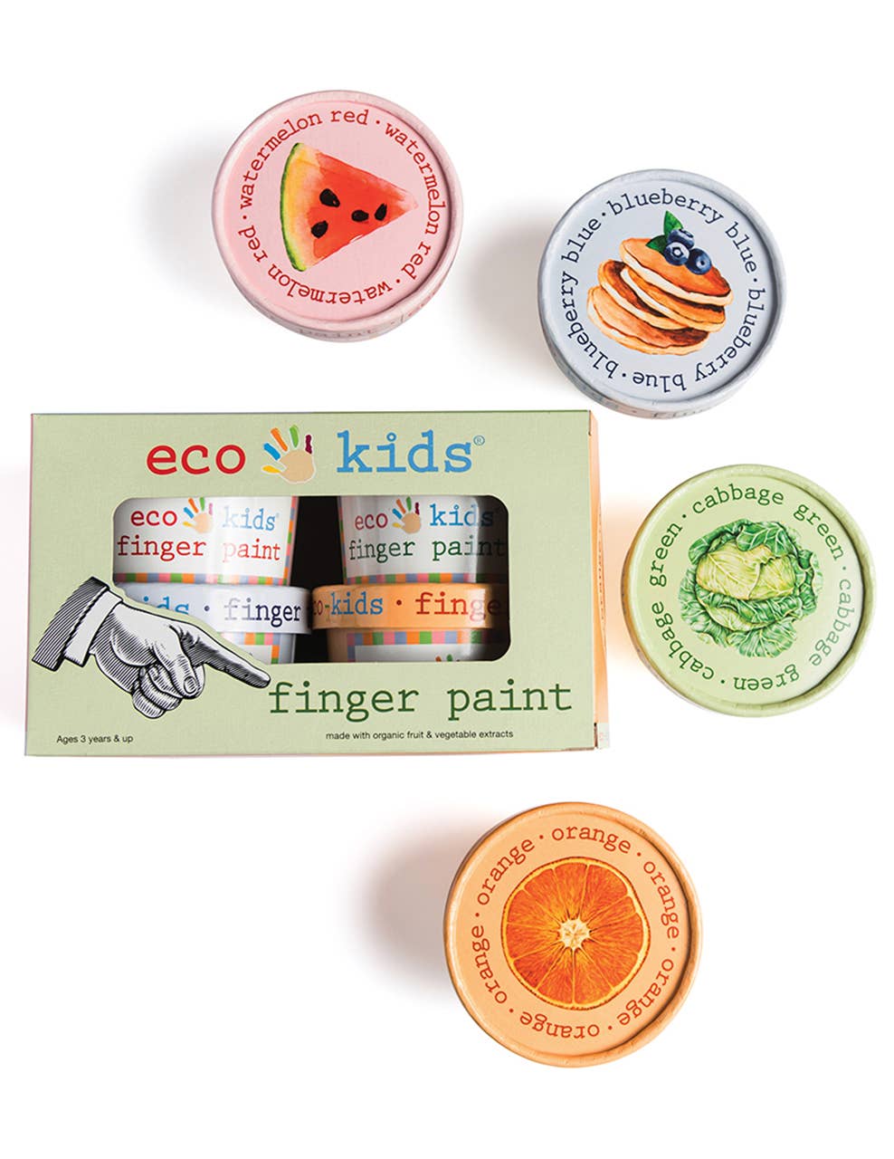 eco kids vegetable based finger paint