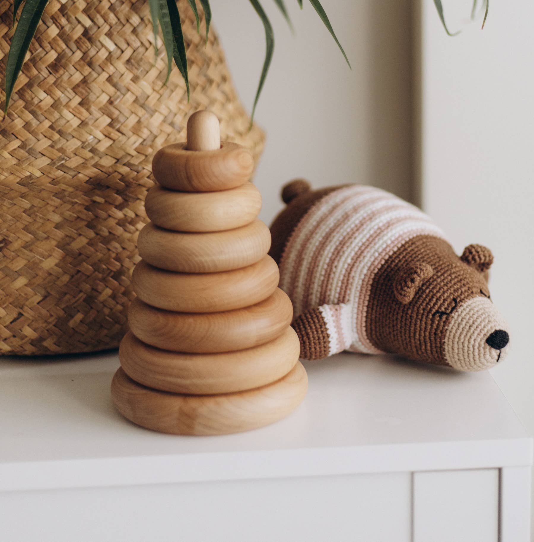 Wooden Stacking Toy (Natural)