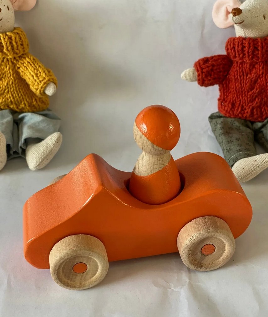 Wooden Montessori Cars - kinderfolk
